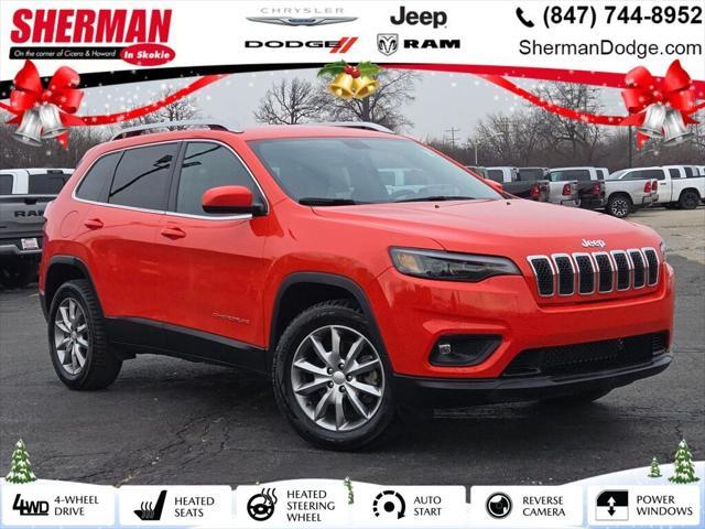 used 2021 Jeep Cherokee car, priced at $25,709