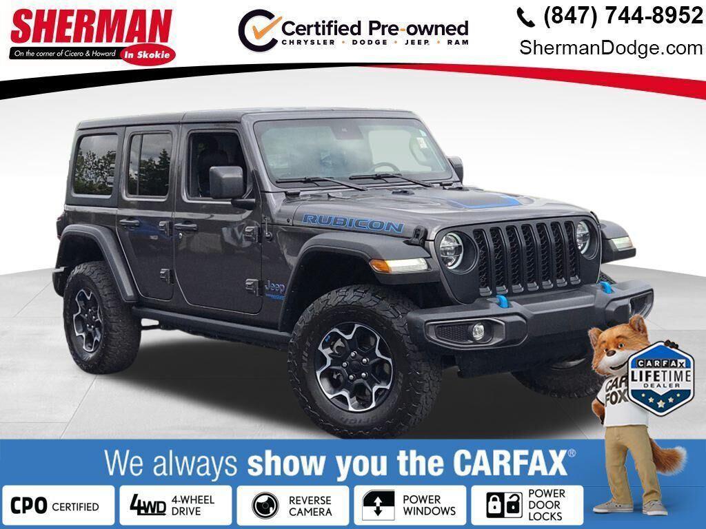 used 2022 Jeep Wrangler Unlimited 4xe car, priced at $36,690