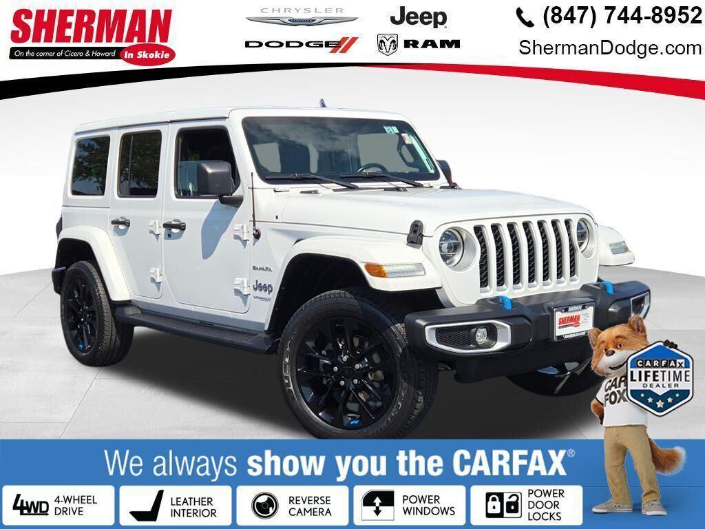 used 2022 Jeep Wrangler Unlimited 4xe car, priced at $34,980