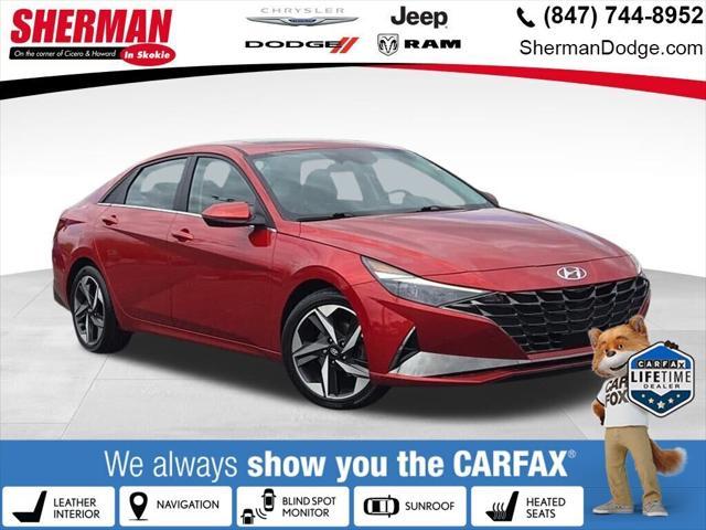 used 2021 Hyundai Elantra car, priced at $17,000