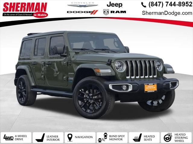 used 2021 Jeep Wrangler Unlimited 4xe car, priced at $35,005