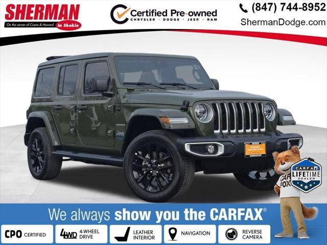 used 2021 Jeep Wrangler Unlimited 4xe car, priced at $33,299