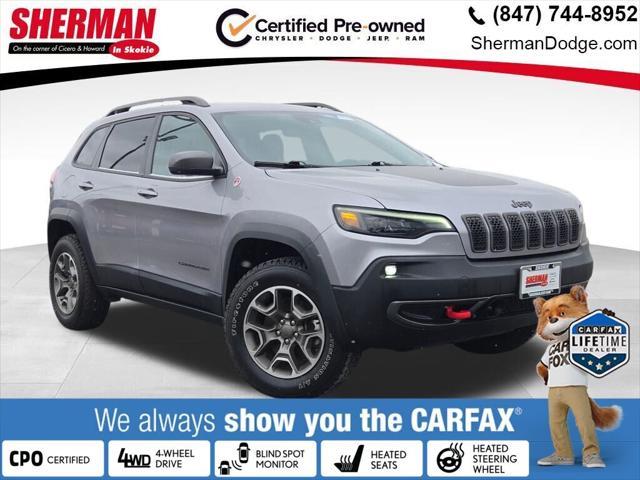 used 2021 Jeep Cherokee car, priced at $25,705