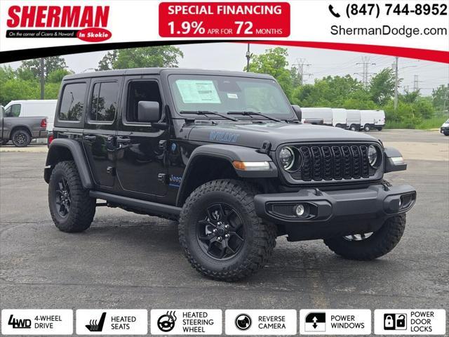 new 2025 Jeep Wrangler 4xe car, priced at $55,470