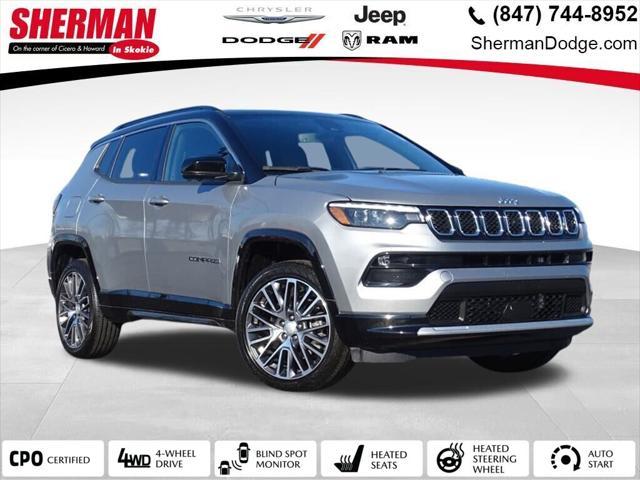 used 2023 Jeep Compass car, priced at $27,100