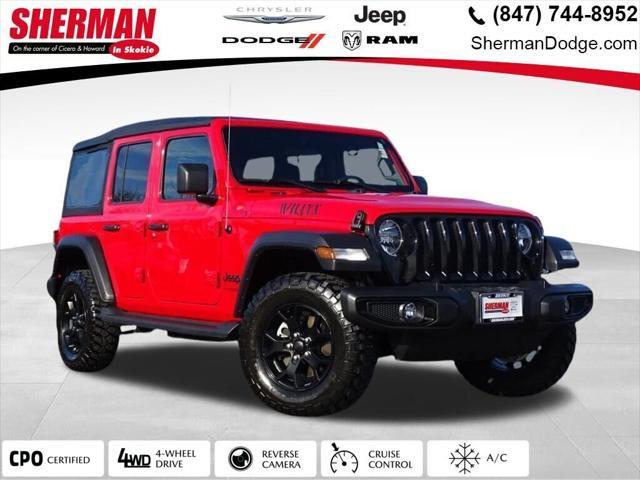 used 2022 Jeep Wrangler Unlimited car, priced at $38,000