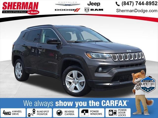 used 2022 Jeep Compass car, priced at $26,500