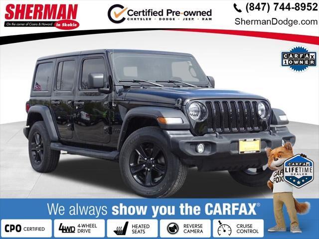 used 2021 Jeep Wrangler Unlimited car, priced at $33,000