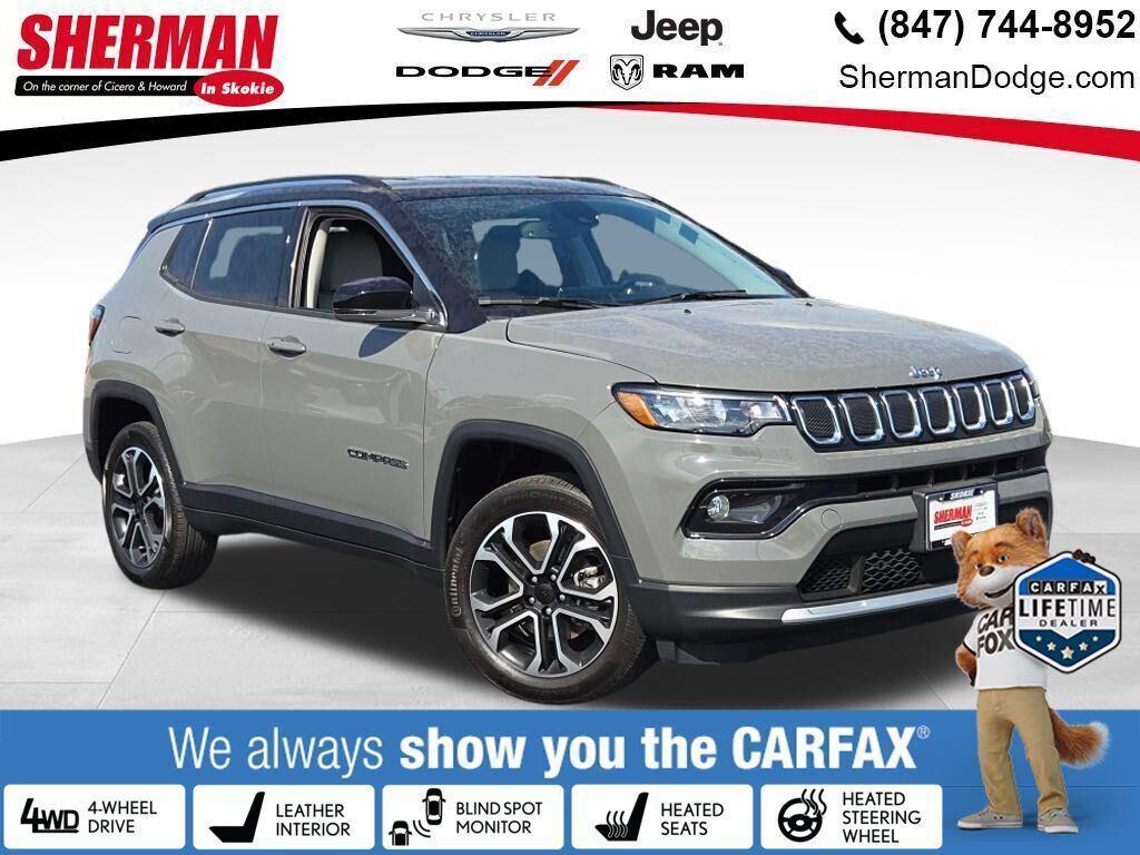 used 2022 Jeep Compass car, priced at $25,180