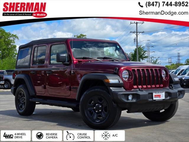 used 2021 Jeep Wrangler Unlimited car, priced at $30,551