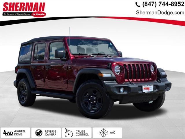 used 2021 Jeep Wrangler Unlimited car, priced at $30,032