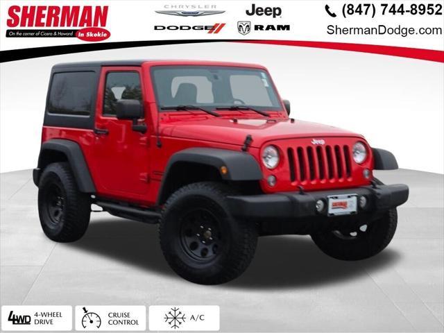 used 2015 Jeep Wrangler car, priced at $16,549