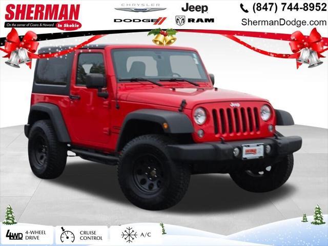 used 2015 Jeep Wrangler car, priced at $16,549