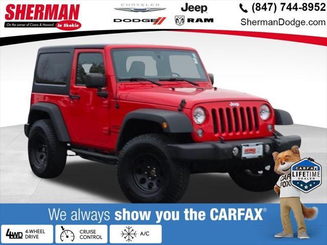 used 2015 Jeep Wrangler car, priced at $15,655