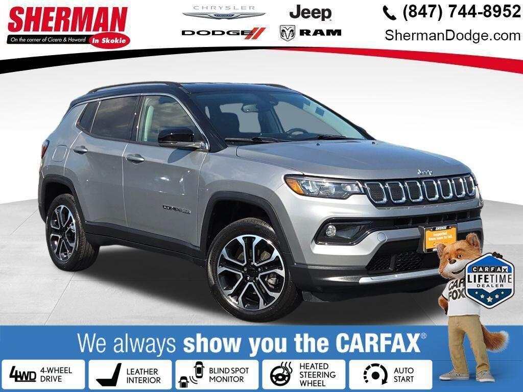used 2022 Jeep Compass car, priced at $25,000