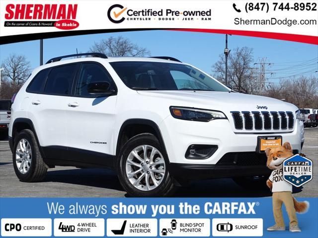 used 2022 Jeep Cherokee car, priced at $23,930