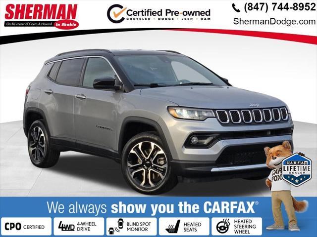 used 2023 Jeep Compass car, priced at $25,155