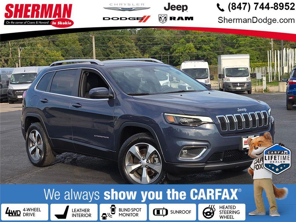 used 2021 Jeep Cherokee car, priced at $24,000