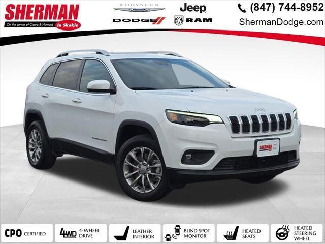 used 2021 Jeep Cherokee car, priced at $25,550