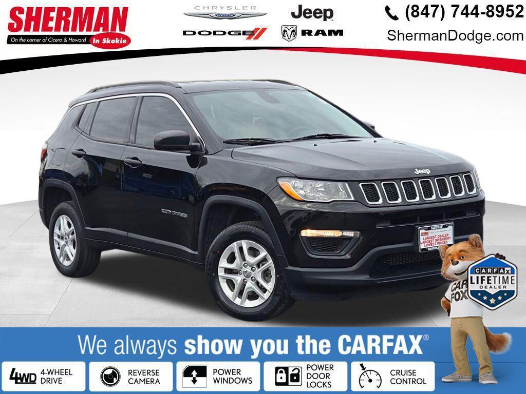 used 2021 Jeep Compass car, priced at $17,360