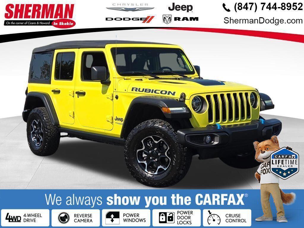 used 2022 Jeep Wrangler Unlimited 4xe car, priced at $38,460