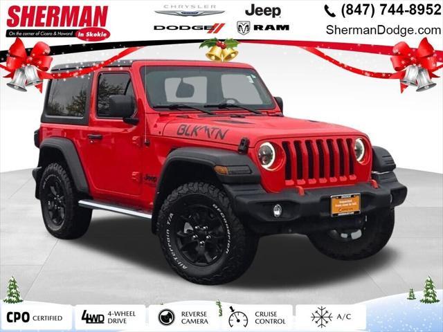 used 2021 Jeep Wrangler car, priced at $31,197