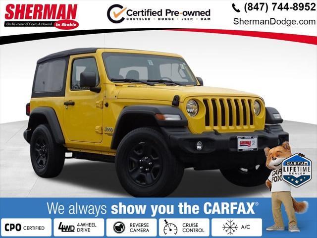 used 2021 Jeep Wrangler car, priced at $29,000