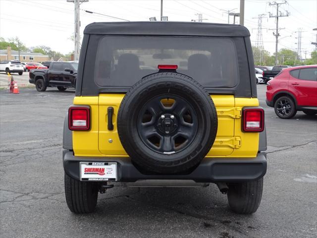 used 2021 Jeep Wrangler car, priced at $29,000