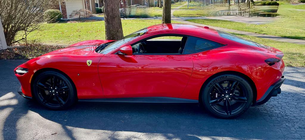 used 2021 Ferrari Roma car, priced at $219,000