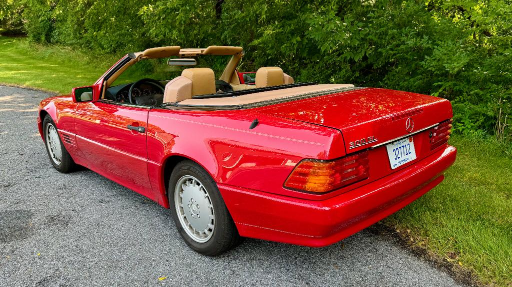 used 1991 Mercedes-Benz SL-Class car, priced at $9,900