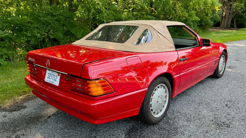 used 1991 Mercedes-Benz SL-Class car, priced at $9,900