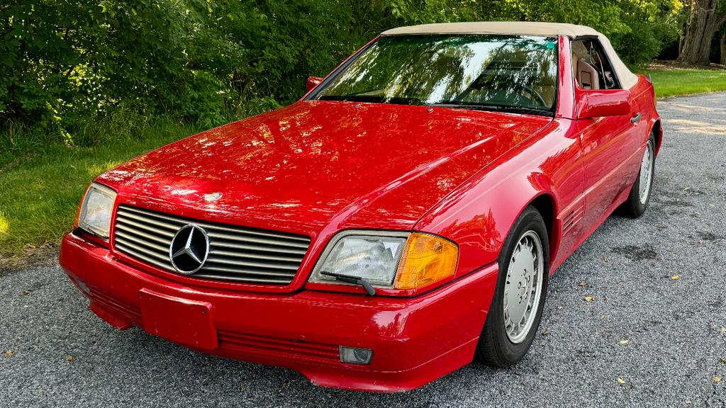 used 1991 Mercedes-Benz SL-Class car, priced at $9,900