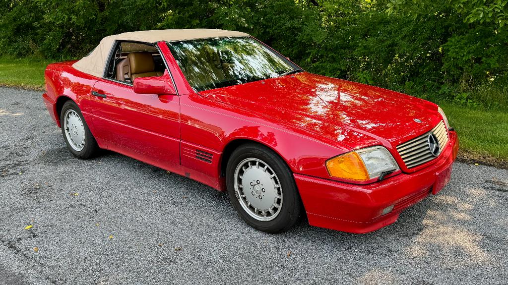 used 1991 Mercedes-Benz SL-Class car, priced at $9,900