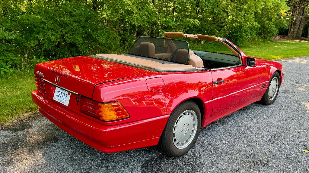 used 1991 Mercedes-Benz SL-Class car, priced at $9,900