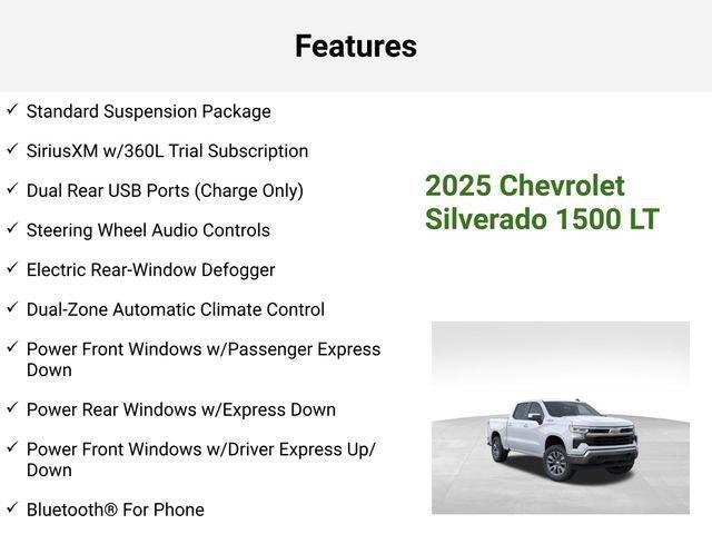 new 2025 Chevrolet Silverado 1500 car, priced at $62,320
