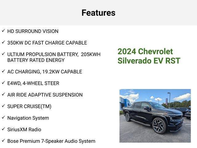 new 2024 Chevrolet Silverado EV car, priced at $91,352