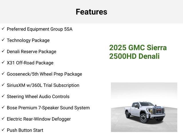 new 2025 GMC Sierra 2500 car, priced at $80,874