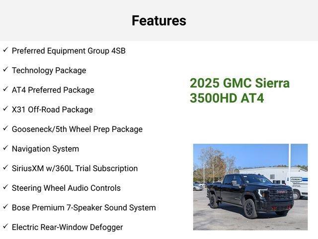 new 2025 GMC Sierra 3500 car, priced at $87,055