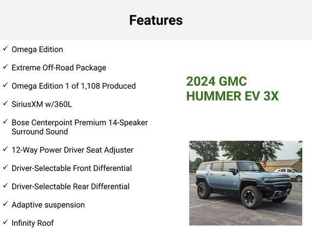 new 2024 GMC HUMMER EV SUV car, priced at $130,661