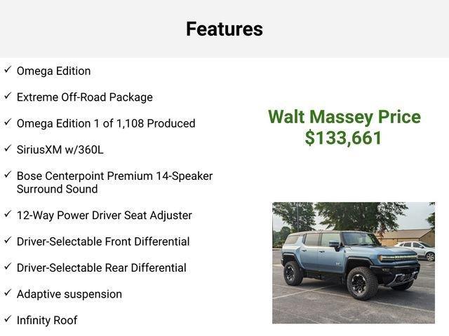 new 2024 GMC HUMMER EV SUV car, priced at $133,661