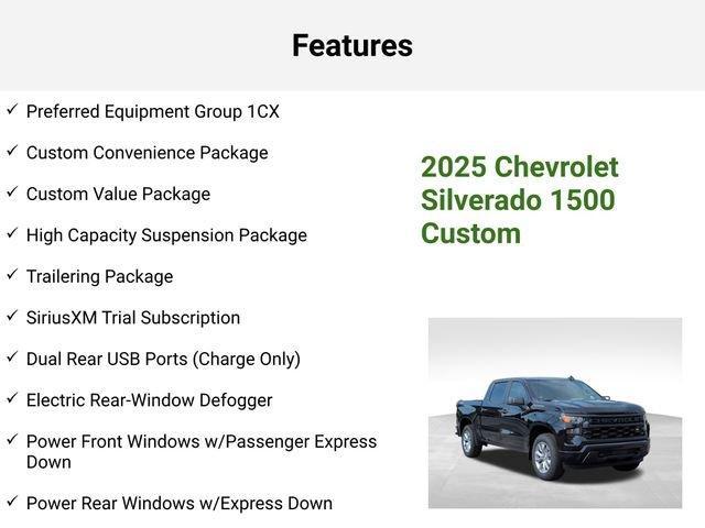 new 2025 Chevrolet Silverado 1500 car, priced at $44,491