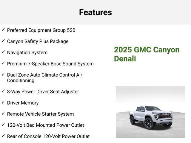 new 2025 GMC Canyon car, priced at $53,118