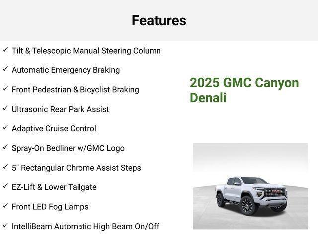 new 2025 GMC Canyon car, priced at $53,118
