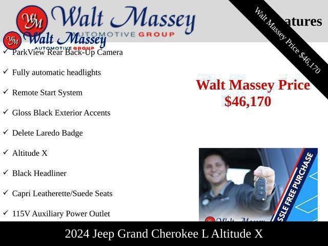 new 2024 Jeep Grand Cherokee L car, priced at $47,170