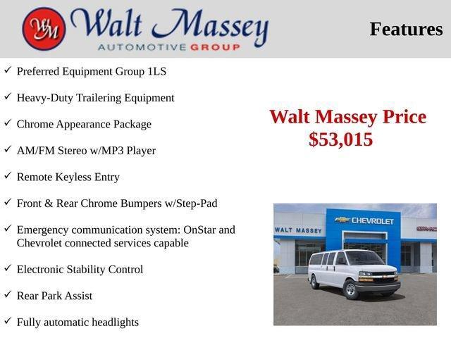 new 2024 Chevrolet Express 3500 car, priced at $53,015