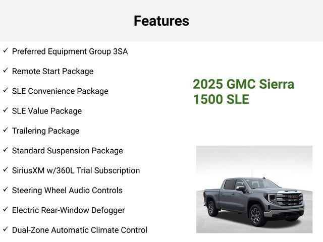 new 2025 GMC Sierra 1500 car, priced at $53,728