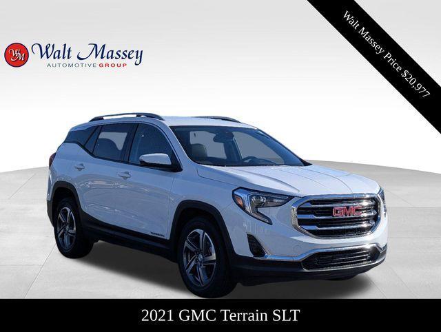 used 2021 GMC Terrain car, priced at $20,977