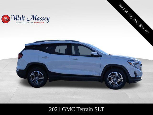 used 2021 GMC Terrain car, priced at $20,977