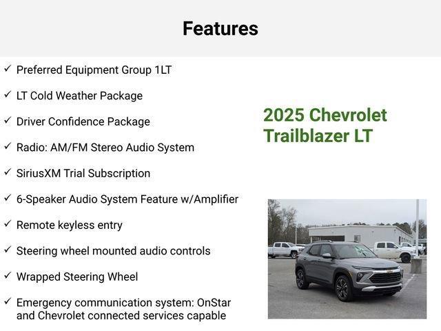 new 2025 Chevrolet TrailBlazer car, priced at $30,365