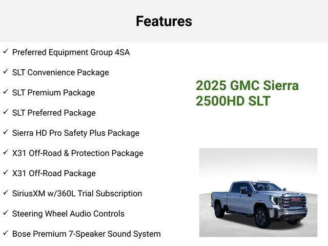 new 2025 GMC Sierra 2500 car, priced at $80,064